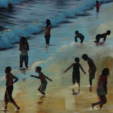 'watching the sunset'
24 x 24
oil on aluminum
